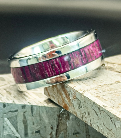 Exotic Wood Ring – Handcrafted with Custom Liner - Image 5