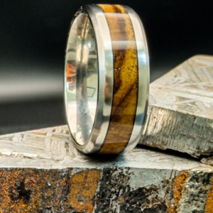 Olive titanium inlay