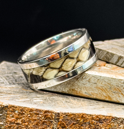 Reticulated Python™ Ring – Titanium Edition